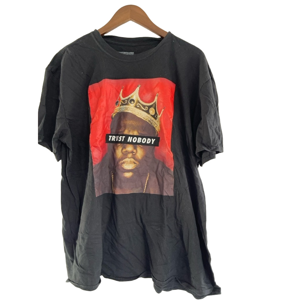 The notorious big Biggie Smalls T-Shirt ‘trust nobody’ black size 2X